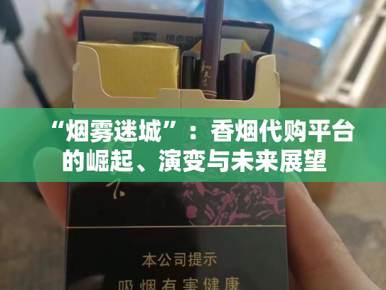 “烟雾迷城”：香烟代购平台的崛起、演变与未来展望